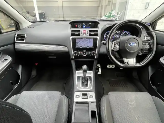 スバル レヴォーグ 1．6GT－S アイサイト 道央・札幌 2016(平28)年 18.5万km クリスタルブラックシリカ ・４WD/・ワンオーナー/・アイサイト/・社外ナビ/　CD＆DVD＆BT＆TV/・バックカメラ/・サイドカメラ/・コーナーセンサー/・レーンキープアシスト/・ヒルディセントコントロール/・アイドリングストップ/・レーダークルーズコントロール/・コーナーポール/・ブラインドスポットモニター/・パドルシフト/・MT付きAT/・ETC/・純正ドライブレコーダー/・社外レーダー/・プッシュスタート/・スマートキー/・オートリトラミラー/・レインセンサーワイパー/・純正18インチAW/・純正フロアマット/・ドアバイザー/・ウィンカーミラー/・フォグライト/・スペアキー