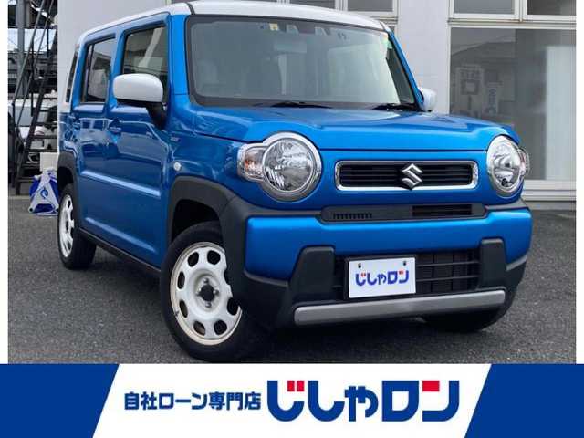 スズキ ハスラー HYBRID G 埼玉県 2021(令3)年 8.2万km ブリスクブルーメタリック/ホワイト2トーンルーフ (株)IDOMが運営する【じしゃロン川越店】の自社ローン専用車両になります。/こちらは現金またはオートローンご利用時の価格です。/自社ローンご希望の方は別途その旨お申付け下さい/純正ＳＤナビ(AVIC-BZ501)/（AM/FM/CD/DVD/BT)/バックカメラ　/Ｄ席シートヒーター　/ＥＴＣ　/純正フロアマット　/電動格納ミラー　/プッシュスタート　/スマートキー　/前後コーナーセンサー