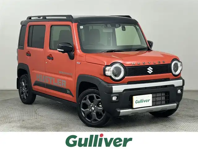 スズキ ハスラー タフワイルド・ターボ 道央・札幌 2024(令6)年 0.2万km オレンジⅡ ・ワンオーナー/・４WD/・寒冷地仕様/・純正9インチナビ/　CD/DVD/SD/BT/フルセグ/・全方位カメラ/・ナビ連動ドライブレコーダー（前後）/・デュアルカメラサポートブレーキ/・レーダークルーズコントロール/・レーンキープアシスト/・クリアランスソナー/・アイドリングストップ/・SNOWモード/・グリップコントロール/・ダウンヒルアシストコントロール/・前席シートヒーター/・LEDヘッドライト/・フォグライト/・オートライト/・プッシュスタート/・スマートキー/・純正フロアマット/・社外AW付スタッドレス積込(165/60/R15)