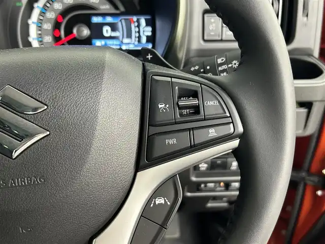 スズキ ハスラー タフワイルド・ターボ 道央・札幌 2024(令6)年 0.2万km オレンジⅡ ・ワンオーナー/・４WD/・寒冷地仕様/・純正9インチナビ/　CD/DVD/SD/BT/フルセグ/・全方位カメラ/・ナビ連動ドライブレコーダー（前後）/・デュアルカメラサポートブレーキ/・レーダークルーズコントロール/・レーンキープアシスト/・クリアランスソナー/・アイドリングストップ/・SNOWモード/・グリップコントロール/・ダウンヒルアシストコントロール/・前席シートヒーター/・LEDヘッドライト/・フォグライト/・オートライト/・プッシュスタート/・スマートキー/・純正フロアマット/・社外AW付スタッドレス積込(165/60/R15)