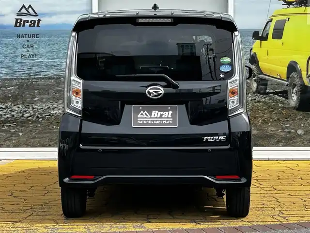 ダイハツ ムーヴ カスタム RS ハイパーLTD SAⅢ 道北・旭川 2018(平30)年 2.3万km ブラックマイカメタリック 純正8インチナビ/全方位カメラ/フルセグTV/ハーフレザーシート/運転席シートヒーター/ターボ/LEDヘッドライト/オートライト/プッシュスタート/スマートキー
