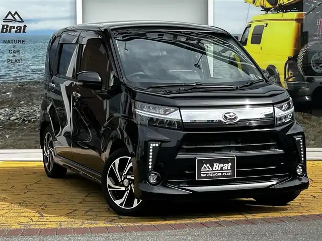 ダイハツ ムーヴ カスタム RS ハイパーLTD SAⅢ 道北・旭川 2018(平30)年 2.3万km ブラックマイカメタリック 純正8インチナビ/全方位カメラ/フルセグTV/ハーフレザーシート/運転席シートヒーター/ターボ/LEDヘッドライト/オートライト/プッシュスタート/スマートキー