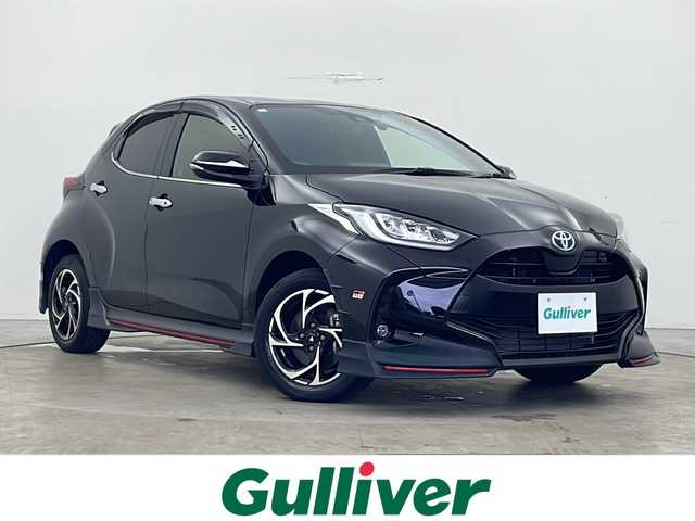 トヨタ ヤリス ハイブリッド Z 秋田県 2020(令2)年 3.8万km ブラック 4WD/純正メモリナビ　/Bluetooth/AppleCarPlay/AndroidAuto/CD/DVD/バックカメラ　/衝突被害軽減システム　/レーダークルーズコントロール　/レーンキープアシスト　/横滑り防止装置　/寒冷地仕様　/前席シートヒーター　/ワイパーデアイサー/ビルトインETC/前方純正ドラレコ　/GRエアロ/スマートキー/スペアキー/モデリスタホイール/LEDヘッドライト/フォグランプ