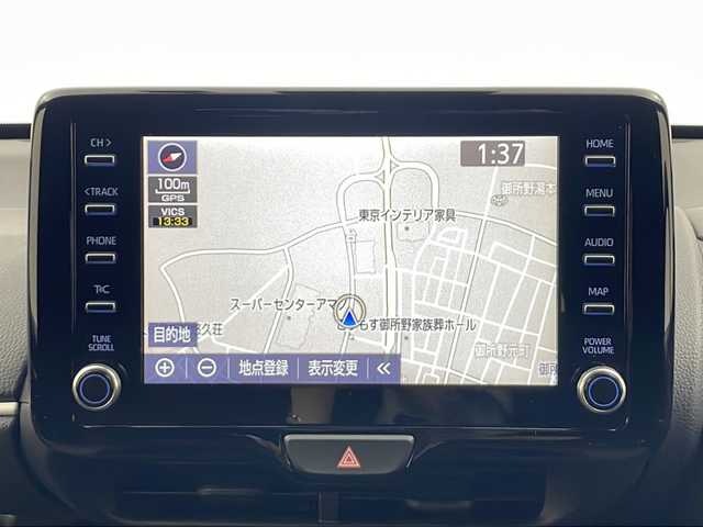 トヨタ ヤリス ハイブリッド Z 秋田県 2020(令2)年 3.8万km ブラック 4WD/純正メモリナビ　/Bluetooth/AppleCarPlay/AndroidAuto/CD/DVD/バックカメラ　/衝突被害軽減システム　/レーダークルーズコントロール　/レーンキープアシスト　/横滑り防止装置　/寒冷地仕様　/前席シートヒーター　/ワイパーデアイサー/ビルトインETC/前方純正ドラレコ　/GRエアロ/スマートキー/スペアキー/モデリスタホイール/LEDヘッドライト/フォグランプ