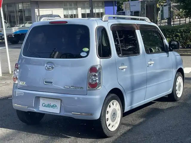 ダイハツ ミラ ココア プラスX スペシャルコーデ 神奈川県 2014(平26)年 2.7万km ミストブルーマイカメタリック 社外SDナビ/CD/DVD/Bluetooth/ワンセグ/革巻きステアリング/ブラウンスウェード調シート/ルーフレール/スマートキー/電動格納ウインカーミラー/SRSエアバッグ(運転席/助手席)