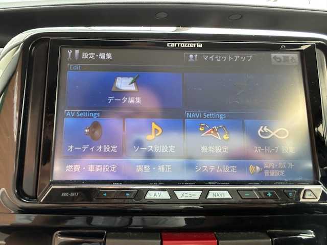 ダイハツ タント カスタム X スペシャル 静岡県 2013(平25)年 5.4万km パールホワイトⅢ サイバーナビ　フルセグＴＶ　ＤＶＤ再生　Ｂｌｕｅｔｏｏｔｈ接続　パワースライドドア　左センターピラーレス　ＨＩＤライト　フォグランプ　スマートキー　アイドリングストップ　純正ＡＷ　オートエアコン