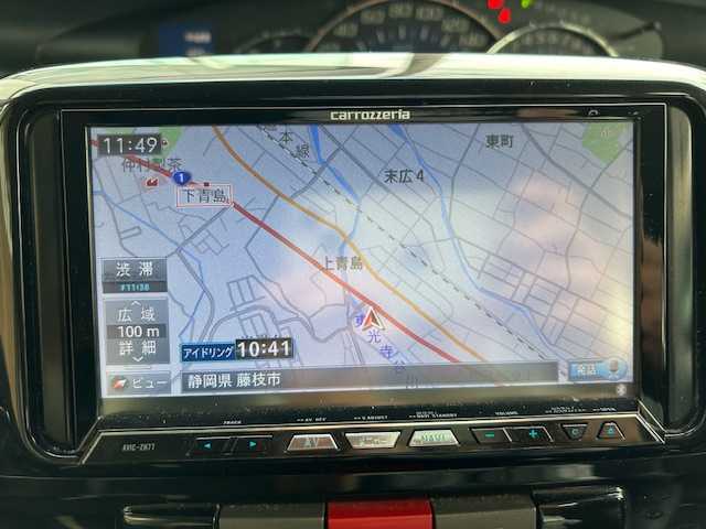 ダイハツ タント カスタム X スペシャル 静岡県 2013(平25)年 5.4万km パールホワイトⅢ サイバーナビ　フルセグＴＶ　ＤＶＤ再生　Ｂｌｕｅｔｏｏｔｈ接続　パワースライドドア　左センターピラーレス　ＨＩＤライト　フォグランプ　スマートキー　アイドリングストップ　純正ＡＷ　オートエアコン
