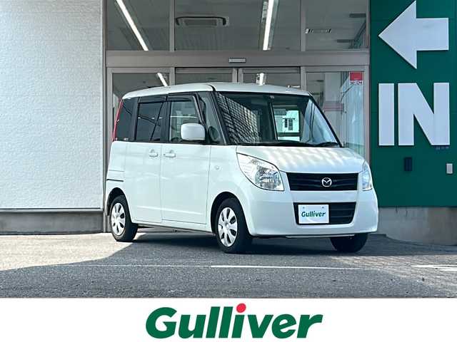 マツダ フレアワゴン ISリミテッド 愛知県 2012(平24)年 4.5万km ホワイトパール 禁煙車/ワンオーナー/プッシュスタート/スマートキー/社外ナビ/バックカメラ/TV/片側パワスラ/純正フロアマット/ドアバイザー/スマートスペアキー/取扱説明書/保証書/記録簿R7