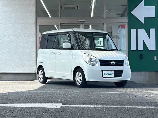 マツダ フレアワゴン ISリミテッド 愛知県 2012(平24)年 4.5万km ホワイトパール 禁煙車/ワンオーナー/プッシュスタート/スマートキー/社外ナビ/バックカメラ/TV/片側パワスラ/純正フロアマット/ドアバイザー/スマートスペアキー/取扱説明書/保証書/記録簿R7