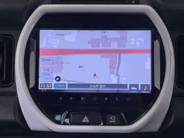 スズキ ハスラー HYBRID G 栃木県 2021(令3)年 3.7万km ピュアホワイトP 純正9インチナビ/(CD/DVD/フルセグTV/Bluetooth/USB)/バックカメラ/全方位カメラ/メーカー安全装備/シートヒーター/禁煙車/オートライト/LEDヘッドライト/横滑り防止装置/スマートキー/プッシュスタート/アイドリングストップ/電動格納ミラー/純正アルミホイール/純正フロアマット