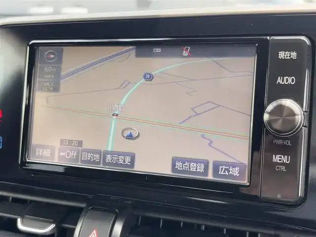 トヨタ Ｃ－ＨＲ G LEDエディション 徳島県 2018(平30)年 7.7万km ブラックマイカ 純正7型SDナビ　NSZN-W66T/　AM/FM/Bluetooth/DISC/SD/フルセグTV/オートブレーキホールド/バックカメラ/ビルトインETC/ドライブレコーダー　DRT-H66A/電子パーキング/追従式クルーズコントロール/ブラインドスポットモニター/自動格納ミラー/フォグライト/純正ドアバイザー/LEDヘッドライト/スマートキー/ハーフレザーシート/シートヒーター/純正フロアマット/スペアキー