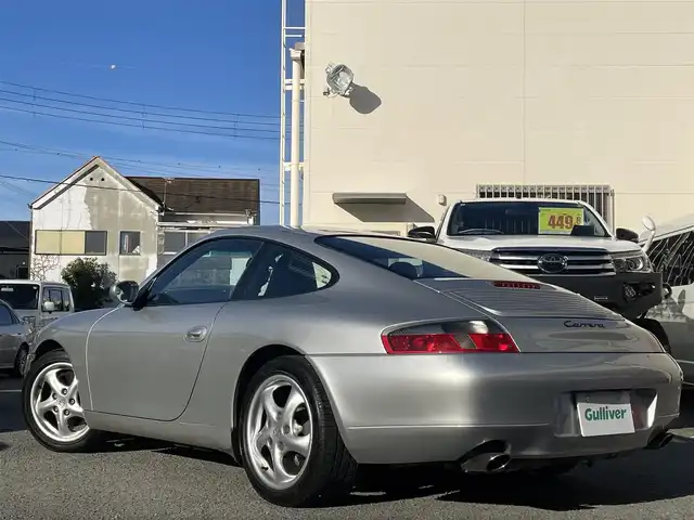 ポルシェ ９１１ カレラ 和歌山県 2001(平13)年 2.3万km シルバー サンルーフ/黒レザーシート/PSM/HIDヘッドライト/純正オーディオ・CDCH/運転席電動リクライニング/ETC/キーレス/スペアキー/保証書/取扱説明書/H１４．１６．１８．２０．２１．２２．２３．２６．２８．３０．/　R2.4.6整備記録簿有