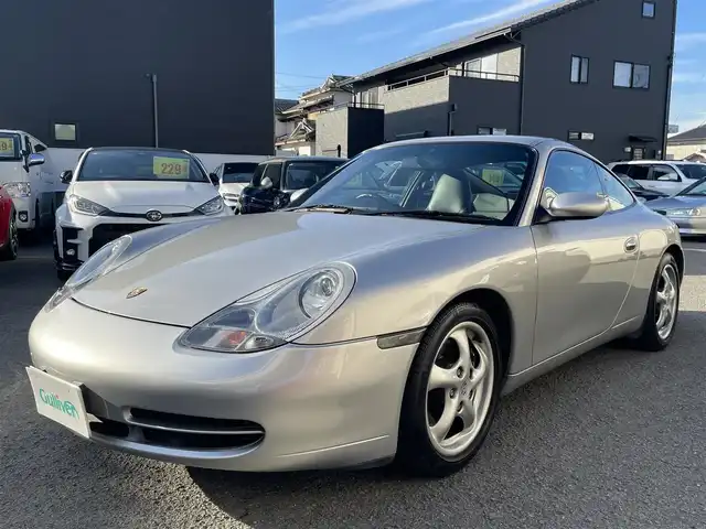 ポルシェ ９１１ カレラ 和歌山県 2001(平13)年 2.3万km シルバー サンルーフ/黒レザーシート/PSM/HIDヘッドライト/純正オーディオ・CDCH/運転席電動リクライニング/ETC/キーレス/スペアキー/保証書/取扱説明書/H１４．１６．１８．２０．２１．２２．２３．２６．２８．３０．/　R2.4.6整備記録簿有