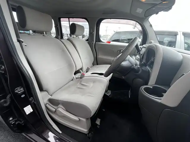 日産 キューブ 15X Mセレクション 滋賀県 2009(平21)年 11.2万km ビターショコラ 禁煙車/純正HDDナビ/・HS511D-W/・DVD/CD/USB/フルセグ/Bluetooth/スマートキー/プッシュスタート/ETC/フォグライト/ドライブレコーダー/電動格納ミラー/ベンチシート