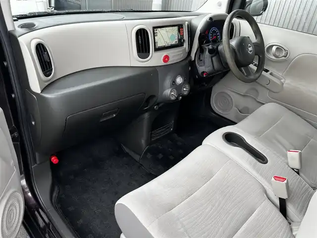 日産 キューブ 15X Mセレクション 滋賀県 2009(平21)年 11.2万km ビターショコラ 禁煙車/純正HDDナビ/・HS511D-W/・DVD/CD/USB/フルセグ/Bluetooth/スマートキー/プッシュスタート/ETC/フォグライト/ドライブレコーダー/電動格納ミラー/ベンチシート