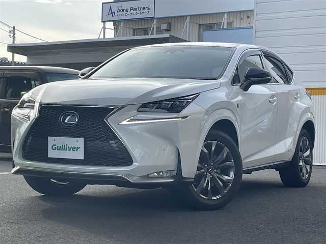 レクサス ＮＸ 300h Fスポーツ 宮城県 2015(平27)年 10.6万km ソニッククォーツ 4WD/純正ナビ/パノラミックビューモニター/D/Nパワーシート/D/Nシートヒーター/D/Nクーラーシート/ステアリングヒーター/ETC/アダプティブクルーズコントロール/レーンディパーチャーアラート/プリクラッシュセーフティー/パドルシフト/パワーバックドア/ドライブレコーダー前後/オートライト/オートハイビーム/純正マット/純正AW