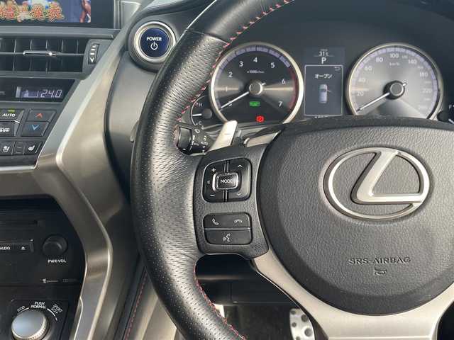レクサス ＮＸ 300h Fスポーツ 宮城県 2015(平27)年 10.6万km ソニッククォーツ 4WD/純正ナビ/パノラミックビューモニター/D/Nパワーシート/D/Nシートヒーター/D/Nクーラーシート/ステアリングヒーター/ETC/アダプティブクルーズコントロール/レーンディパーチャーアラート/プリクラッシュセーフティー/パドルシフト/パワーバックドア/ドライブレコーダー前後/オートライト/オートハイビーム/純正マット/純正AW