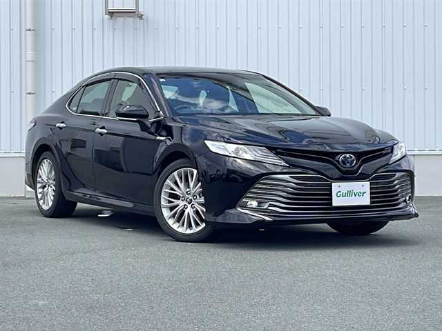 トヨタ カムリ G レザーパッケージ 三重県 2017(平29)年 3.1万km アティチュードブラックマイカ 衝突軽減　レーンキープ　純正ナビ　フルセグＴＶ　黒革シート　シートヒーター　前後ドラレコ　ビルトイン　ＥＴＣ　追従型クルコン　ＢＳＭ　オートハイビーム　コーナーセンサー　ＧＰＳレーダーミラー