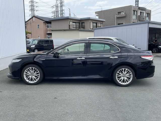 トヨタ カムリ G レザーパッケージ 三重県 2017(平29)年 3.1万km アティチュードブラックマイカ 衝突軽減　レーンキープ　純正ナビ　フルセグＴＶ　黒革シート　シートヒーター　前後ドラレコ　ビルトイン　ＥＴＣ　追従型クルコン　ＢＳＭ　オートハイビーム　コーナーセンサー　ＧＰＳレーダーミラー