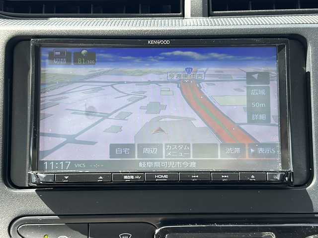 トヨタ アクア L 岐阜県 2020(令2)年 6.9万km シルバーM 登録時走行距離：68666km/社外ナビ（MDV-D407BT）/CD・DVD・テレビ・Bluetooth/ドライブレコーダー/ビルトインETC/LEDヘッドライト/フロアマット/リモコンキー