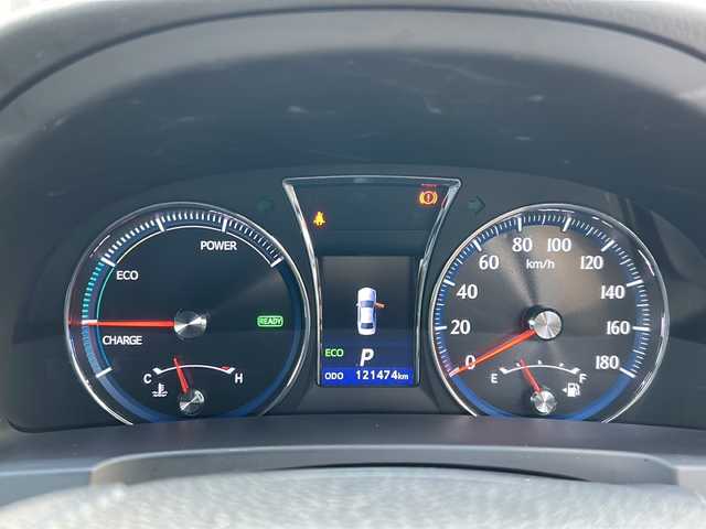 トヨタ クラウン ハイブリッド アスリートS 沖縄県 2013(平25)年 12.2万km シルバーM 純正ナビ/（ＡＭ／ＦＭ／ＣＤ／ＤＶＤ／ＢＴ）　/フルセグＴＶ　/バックモニター　/純正１７インチＡＷ　/電動リアゲート　/パワーシート　/レザーシート　オートライト　/クルコン　/ＥＴＣ　/スマートキー　/ＬＥＤヘッドライト/スマートキー/純正フロアマット