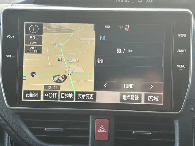 トヨタ ノア ハイブリッド Si 愛知県 2017(平29)年 7.5万km ホワイトパールクリスタルシャイン モデリスタエアロ/ワンオーナー/純正10型ナビ【Bluetooth CD DVD SD フルセグ　品番：NSZN-Z66T】/GPSレーダー探知機【品番：AR-３３】/ドライブレコーダー/ビルトインETC /バックカメラ/両側パワースライドドア/クルーズコントロール/衝突軽減ブレーキ/レーンキープアシスト/車両接近通報装置/先行車発進告知/LEDヘッドライト/オートライト/オートマチックハイビーム/フォグランプ/オート電動格納ドアミラー/ステアリングリモコン/ドアバイザー/スマートキー/禁煙車