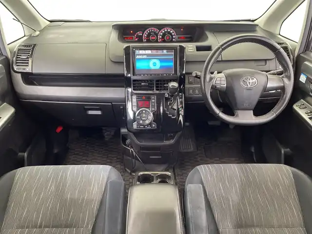 トヨタ ヴォクシー ZS 煌Ⅱ 栃木県 2011(平23)年 12.8万km ブラック 純正8インチメモリナビ（NHZN-X61G）/（フルセグTV/Bluetooth/CD/DVD）/エンジンスターター/字光式ナンバーキット/パドルシフト/両側パワースライドドア/スタッドレスAWセット積み込み