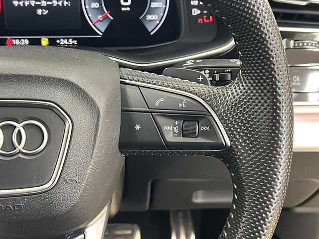 アウディ Ｑ７ 道央・札幌 2021(令3)年 5.8万km グレイシアホワイトメタリック ・4WD/・純正ナビ/フルセグTV/BT/・全方位カメラ/・サンルーフ/・ドライブレコーダー/・社外エンジンスターター /・パワーバックドア/・アダプティブドライブアシスト/・接近警告/・レーン逸脱警告/・サイドアシスト/・アイドリングストップ/・パドルシフト/・パーキングエイド/・レザーシート/・前席パワーシート/・前席シートヒーター/・横滑り防止/・プッシュスタート/・スマートキー/・ドアバイザー