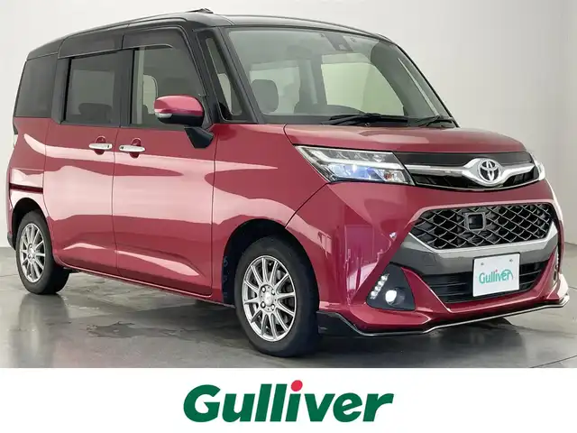 トヨタ タンク カスタムG S 愛知県 2018(平30)年 7.7万km ブラックマイカ/マゼンダベリーメタリック 純正ナビ　地デジ　Ｂｌｕｅｔｏｏｔｈ　バックカメラ　両側電動スライドドア　衝突軽減　クルーズコントロール　ビルトインＥＴＣ　純正ドラレコ　サマータイヤ純正アルミホイール付き　ＨＩＤヘッドライト　禁煙車