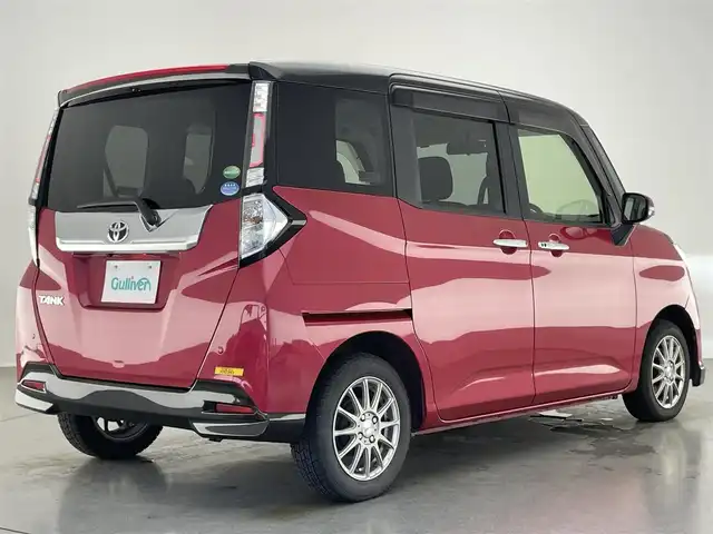 トヨタ タンク カスタムG S 愛知県 2018(平30)年 7.7万km ブラックマイカ/マゼンダベリーメタリック 純正ナビ　地デジ　Ｂｌｕｅｔｏｏｔｈ　バックカメラ　両側電動スライドドア　衝突軽減　クルーズコントロール　ビルトインＥＴＣ　純正ドラレコ　サマータイヤ純正アルミホイール付き　ＨＩＤヘッドライト　禁煙車