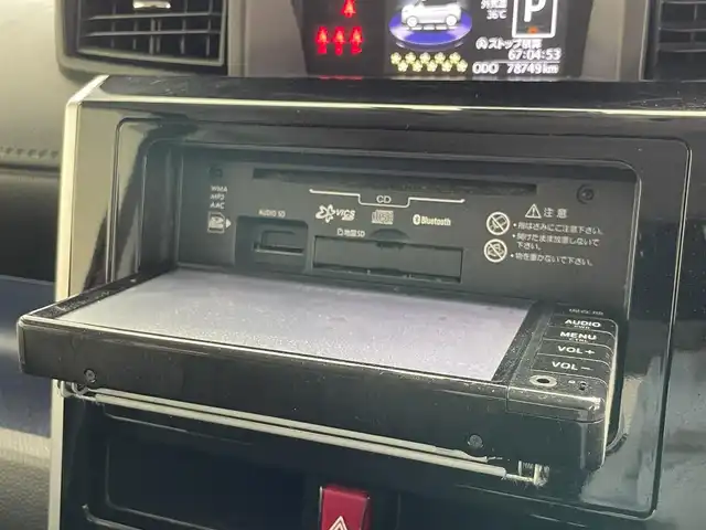 トヨタ タンク カスタムG S 愛知県 2018(平30)年 7.7万km ブラックマイカ/マゼンダベリーメタリック 純正ナビ　地デジ　Ｂｌｕｅｔｏｏｔｈ　バックカメラ　両側電動スライドドア　衝突軽減　クルーズコントロール　ビルトインＥＴＣ　純正ドラレコ　サマータイヤ純正アルミホイール付き　ＨＩＤヘッドライト　禁煙車