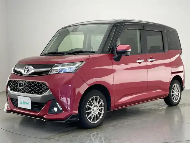 トヨタ タンク カスタムG S 愛知県 2018(平30)年 7.7万km ブラックマイカ/マゼンダベリーメタリック 純正ナビ　地デジ　Ｂｌｕｅｔｏｏｔｈ　バックカメラ　両側電動スライドドア　衝突軽減　クルーズコントロール　ビルトインＥＴＣ　純正ドラレコ　サマータイヤ純正アルミホイール付き　ＨＩＤヘッドライト　禁煙車