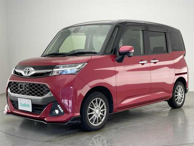 トヨタ タンク カスタムG S 愛知県 2018(平30)年 7.7万km ブラックマイカ/マゼンダベリーメタリック 純正ナビ　地デジ　Ｂｌｕｅｔｏｏｔｈ　バックカメラ　両側電動スライドドア　衝突軽減　クルーズコントロール　ビルトインＥＴＣ　純正ドラレコ　サマータイヤ純正アルミホイール付き　ＨＩＤヘッドライト　禁煙車