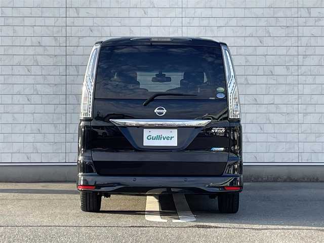 日産 セレナ HWS S HV Vセレ +Sefty 福岡県 2015(平27)年 8.1万km ダイヤモンドブラック 純正8型SDナビ(フルセグTV/CD/DVD/BT)アラウンドビューモニターフリップダウン後席モニターエマージェンシーブレーキコーナーセンサー両側パワスラETC純正LEDヘッドライト純正フロアマット純正16インチアルミホイールスマートキープッシュスタート