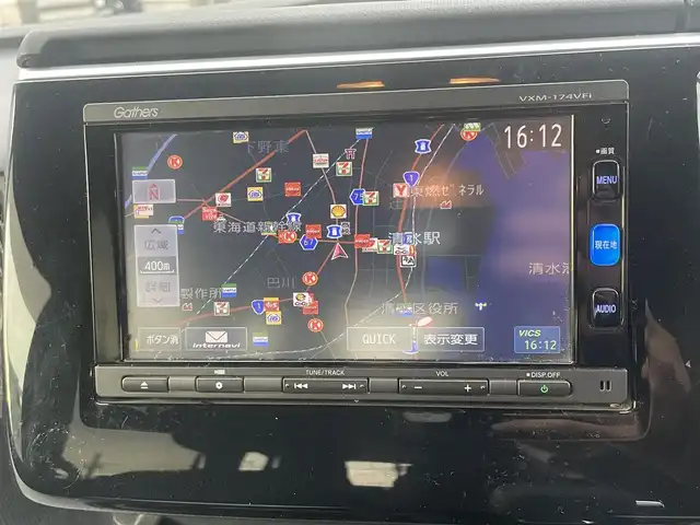 ホンダ ステップワゴン スパーダ ホンダセンシング 静岡県 2017(平29)年 6.5万km プレミアムスパークルブラックパール ワンオーナー/ホンダセンシング/・CMBS（衝突軽減ブレーキ）/・アダプティブクルーズコントロール/・LKAS（車線維持支援システム）/・先行発進お知らせ機能/・標識認識機能/・路外逸脱抑制機能/純正メモリナビ/・フルセグ/Bluetooth/SD/DVD/CD/バックカメラ/両側パワースライドドア/スマートキー2個/プッシュスタート/２列目サンシェード/ステアリングリモコン/オートライト/ETC/純正１６インチAW/純正フロアマット/新車時保証書/取扱説明書