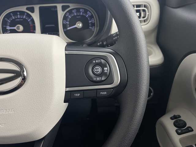 ダイハツ ムーヴ キャンバス ストライプス G ターボ 埼玉県 2025(令7)年 0.1千km シャイニングホワイトパール/サンドベージュメタリック 届出済未使用車　/純正ナビ/（FM/AM/CD/DVD/TV/USB）/バックカメラ/両側電動スライドドア/前席シートヒーター/レーダークルーズコントロール/レーンキープアシスト/パーキングセンサー/アイドリングストップ/衝突軽減ブレーキ/ステアリングスイッチ/ＬＥＤヘッドライト/フォグランプ/　　　　