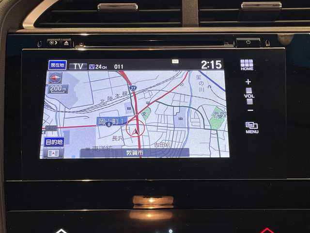 ホンダ シャトル ハイブリッド X スタイルED 福井県 2016(平28)年 5万km ミッドナイトブルービームM ワンオーナー/４WD/純正8インチインターナビ/フルセグTV/BT/DVD/CD/USB/HDMI/バックカメラ/シティブレーキアクティブシステム/クルーズコントロール/ETC/ドライブレコーダー/ハーフレザーシート/パドルシフト/オートライト/LEDヘッドライト/プッシュスタート/スマートキー×2/純正15インチアルミホイール/純正フロアマット/ステアリングスイッチ