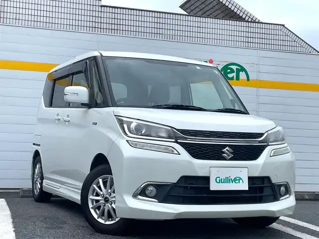 スズキ ソリオ バンディット HV MV Dカメラ ブレーキS 埼玉県 2018(平30)年 9.4万km ピュアホワイトP /社外メモリナビ//フルセグTV//バックカメラ//CD/DVD/Blu-ray/Bluetooth//両側パワースライドドア//クルーズコントロール//スマートキー×2//LEDヘッドライト//運転席シートヒーター//衝突軽減ブレーキ//車線逸脱警報//W.サイドエアバッグ//ABS//横滑り防止装置//アイドリングSTOP//革巻きステアリング//オートライト//Fフォグランプ//プライバシーガラス//ドアバイザー//社外14インチAW//新車時保証書//取扱説明書//ナビ取説