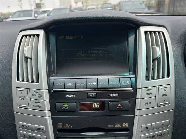 トヨタ ハリアー 240G Lパッケージ 大阪府 2008(平20)年 15万km 黒 サンルーフ/黒革/Dパワーシート/純正ナビ/TV/バックカメラ/CD/DVD/社外19インチAW/ETC