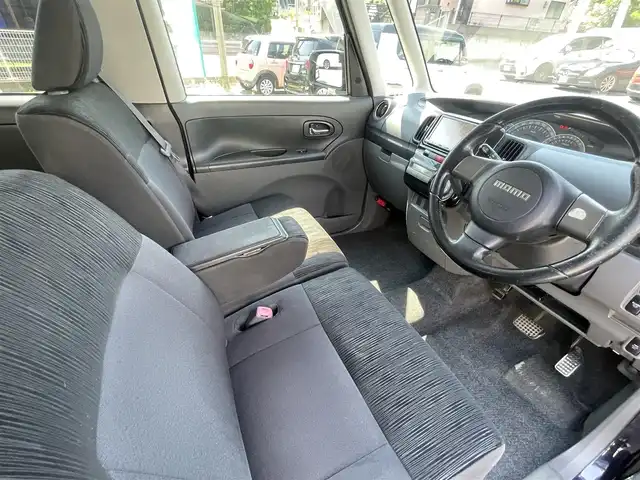 ダイハツ タント カスタム RS 熊本県 2010(平22)年 8万km ミスティックブルーマイカアロワナ ワンオーナー/社外ナビ/（フルセグTV/Bluetooth/CD/DVD）/左側パワースライドドア/ウィンカーミラー/純正15インチAW/ABS/盗難防止装置/保証書/取扱説明書