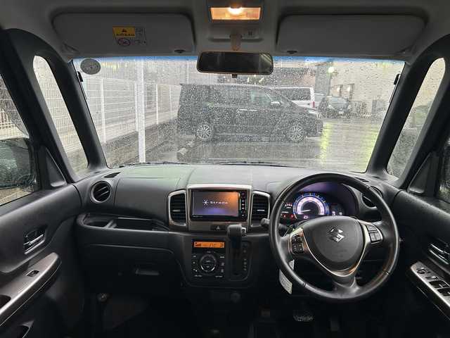 スズキ スペーシア カスタム Z ターボ 大阪府 2017(平29)年 8.3万km ブルーイッシュブラックパール3 純正ＳＤナビ/（フルセグ／ＣＤ／ＤＶＤ）/クルーズコントロール/ベンチシート/片側パワースライドドア/純正フロアマット/アイドリングストップ/保証書/取扱説明書/記録簿/ＥＴＣ