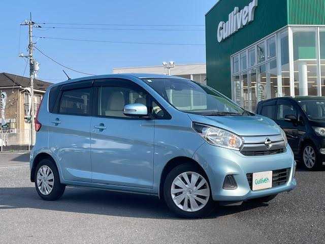 日産 デイズ X 茨城県 2017(平29)年 5.6万km アイスブルー 純正ナビ・DTV・BT・Bモニター・全方位モニタ