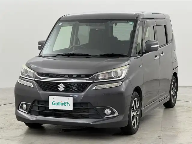 スズキ ソリオ バンディット HV MV Dカメラ ブレーキS 福岡県 2017(平29)年 2.8万km ミネラルグレーM 社外ナビ　/バックカメラ　/ＥＴＣ　/前ドライブレコーダー　/両側パワースライドドア　/クルーズコントロール　/衝突被害軽減システム　/レーンキープ　/横滑り防止装置　/前席シートヒーター　/純正１５インチアルミ　/ＡＢＳ