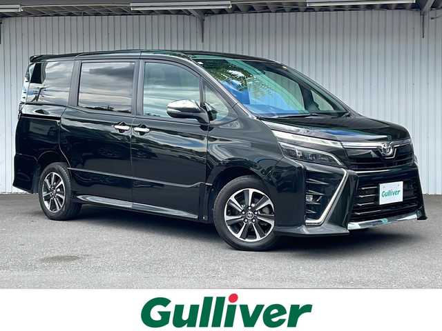 トヨタ ヴォクシー ZS 煌Ⅲ 長野県 2020(令2)年 7.3万km イナズマスパーキングブラックガラスフレーク ４WD/純正メモリナビ/フルセグ/BT/DVD/CD/両側パワースライドドア/ビルトインETC/ワイパーデアイサー/ハーフレザーシート/レーンアシスト /LEDヘッドライト/電動格納ミラー/アイドリングストップ/保証書