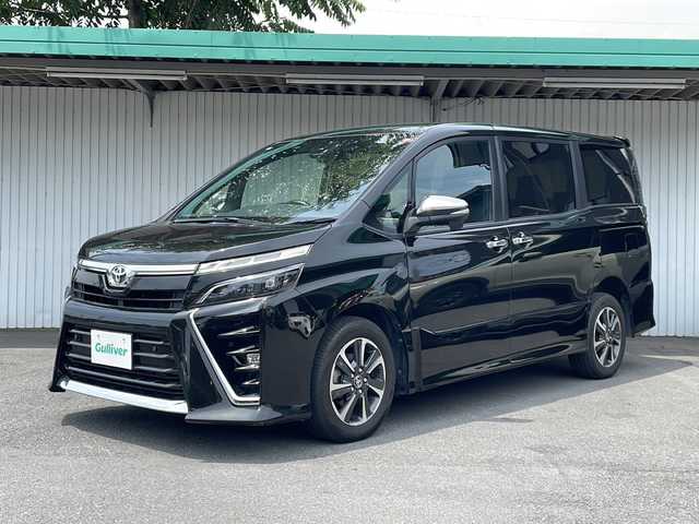 トヨタ ヴォクシー ZS 煌Ⅲ 長野県 2020(令2)年 7.3万km イナズマスパーキングブラックガラスフレーク ４WD/純正メモリナビ/フルセグ/BT/DVD/CD/両側パワースライドドア/ビルトインETC/ワイパーデアイサー/ハーフレザーシート/レーンアシスト /LEDヘッドライト/電動格納ミラー/アイドリングストップ/保証書