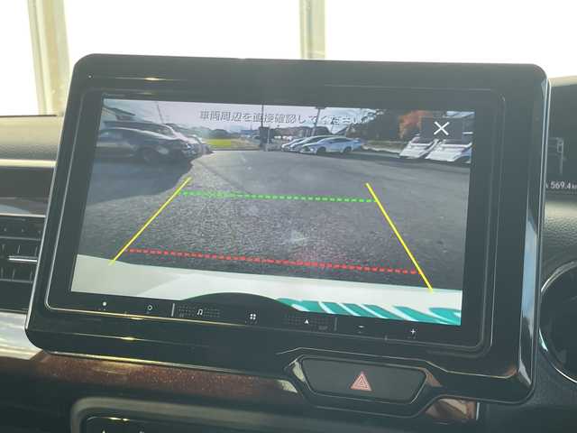 ホンダ Ｎ ＢＯＸ カスタム L 福岡県 2023(令5)年 2.5万km プラチナホワイトパール 9インチカロッツェリアナビ　AVIC-RQ720/【AM/FM/CD/DVD/BT/SD】/バックカメラ/ビルトインETC/リアコーナーセンサー/両側パワースライドドア/前席シートヒーター/レーダークルーズコントロール/アイドリングストップ/LEDヘッドライト/オートライト/衝突軽減ブレーキ/レーンキープアシスト