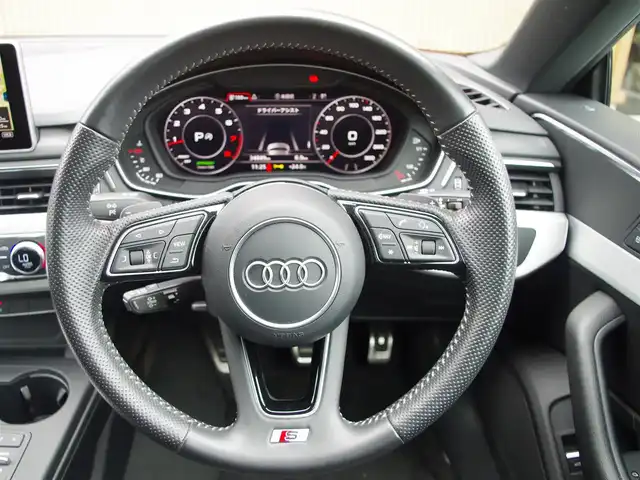 アウディ Ａ５ SB2．0TFSI Q スポーツ 埼玉県 2018(平30)年 3.5万km グレイシアホワイトメタリック ブラックハーフレザーシート /アダプティブクルーズコントロール /バーチャルコックピット /CarPlay /パークセンサー /バックカメラ /純正ナビ /ETC /ドライブレコーダー /フルセグTV /前席シートヒーター