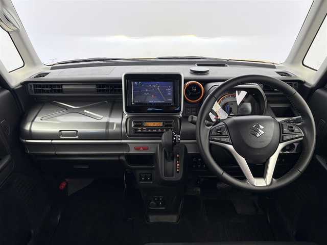 スズキ スペーシア ギア HYBRID XZターボ 愛知県 2021(令3)年 4.8万km アクティブイエロー/ガンメタリック2トーン スズキセーフティサポート/衝突被害軽減ブレーキ/車線逸脱警報機能/レーダークルーコントロール/ステアリングスイッチ/両側電動スライドドア/純正ナビ/ワンセグTV/Bluetooth接続/皮巻きステアリング/ステアリングスイッチ/パドルシフト/D席/N席シートヒーター/ビルトインETC/後席サーキュレーター/スペアキー/カーテンエアバック/サイドエアバック/スマートキー/プッシュスタート