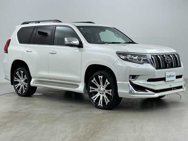 トヨタ ランドクルーザー プラド TX Lパッケージ 道央・札幌 2023(令5)年 3.7万km ホワイトパールクリスタルシャイン ・4WD/・寒冷地仕様/・純正ディスプレイオーディオナビ(BT&Miracast&スマホ連携)/・全方位モニター/・サンルーフ/・モデリスタエアロ(F.R)/・トヨタセーフティセンス/・D/N席パワーシート/・D/N席シートヒーター/・D/N席ベンチレーション/・サンルーフ/・ルーフレール/・ドアミラーヒーター/・純正エンジンスターター/・スマートキー/・スペアキー/・社外AW22インチ/・ワンオーナー