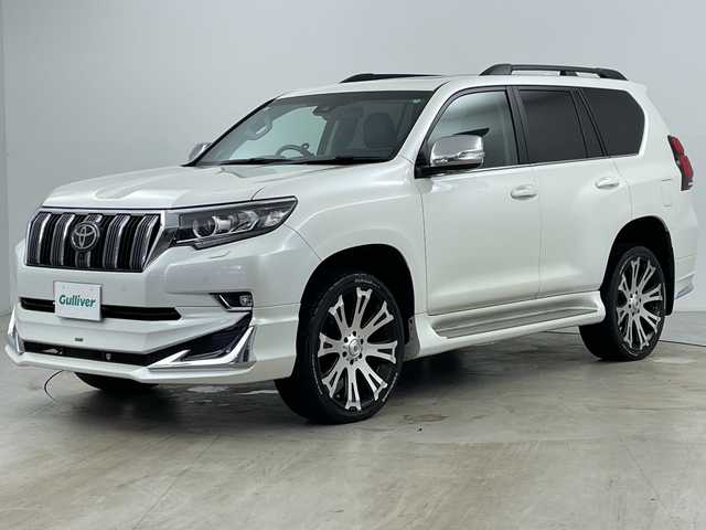 トヨタ ランドクルーザー プラド TX Lパッケージ 道央・札幌 2023(令5)年 3.7万km ホワイトパールクリスタルシャイン ・4WD/・寒冷地仕様/・純正ディスプレイオーディオナビ(BT&Miracast&スマホ連携)/・全方位モニター/・サンルーフ/・モデリスタエアロ(F.R)/・トヨタセーフティセンス/・D/N席パワーシート/・D/N席シートヒーター/・D/N席ベンチレーション/・サンルーフ/・ルーフレール/・ドアミラーヒーター/・純正エンジンスターター/・スマートキー/・スペアキー/・社外AW22インチ/・ワンオーナー